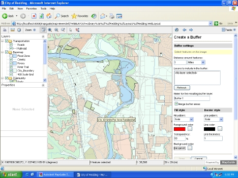 MapGuide DWF Viewer screenshot